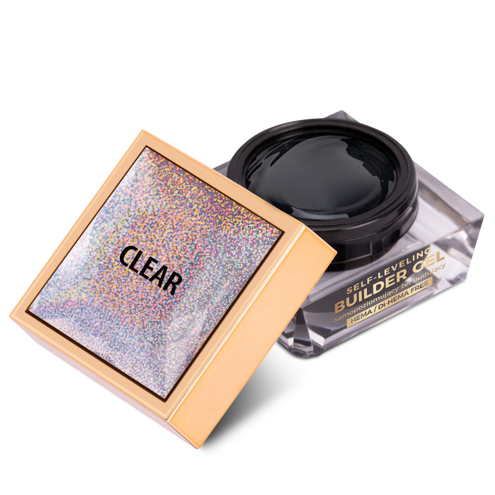 Gel Monophase 3-en-1 Auto-Égalisant Clear HEMA & Di-HEMA Free – Molly Nails 50 g