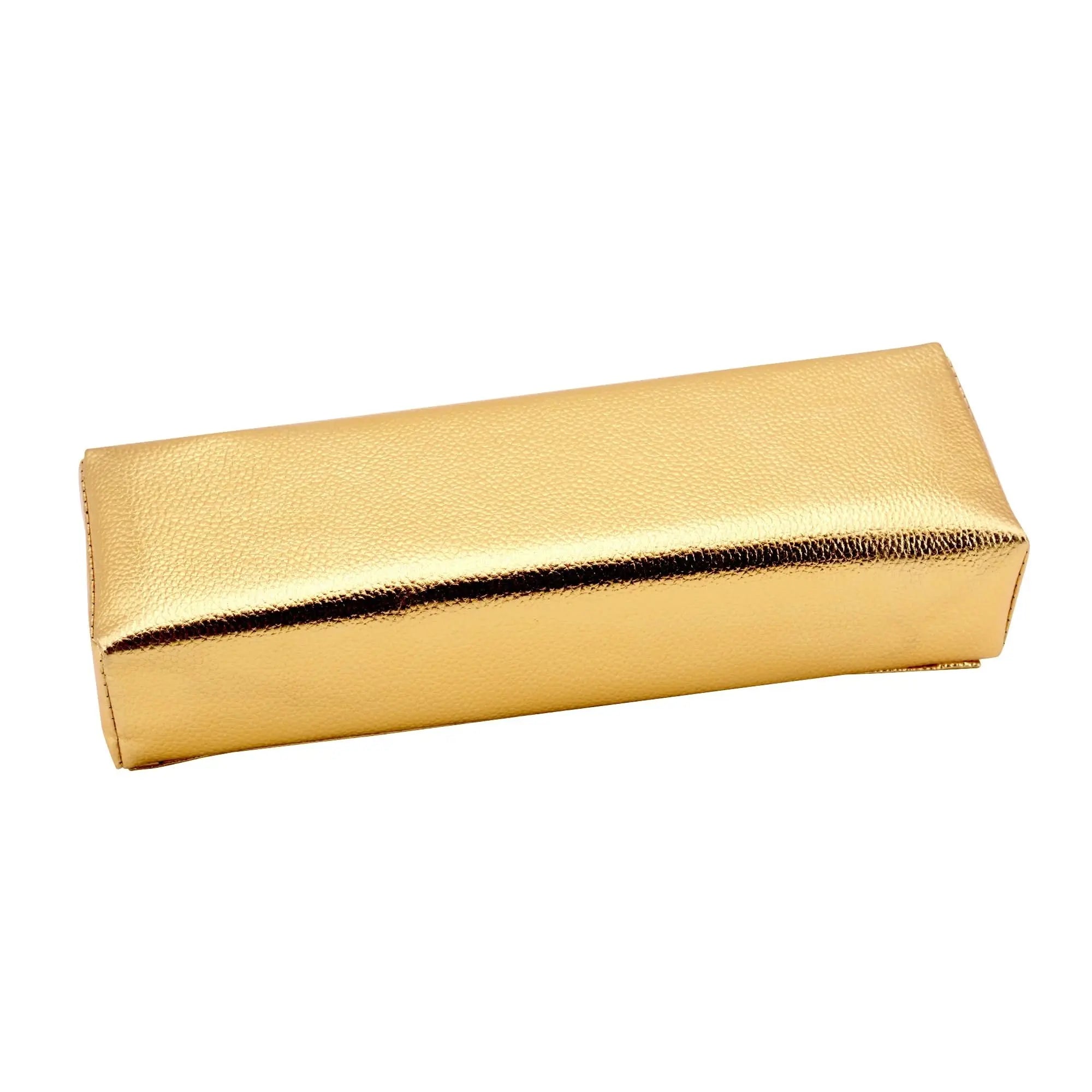 Coussin Repose Main Rectangulaire en Simili Cuir Or OCIBEL