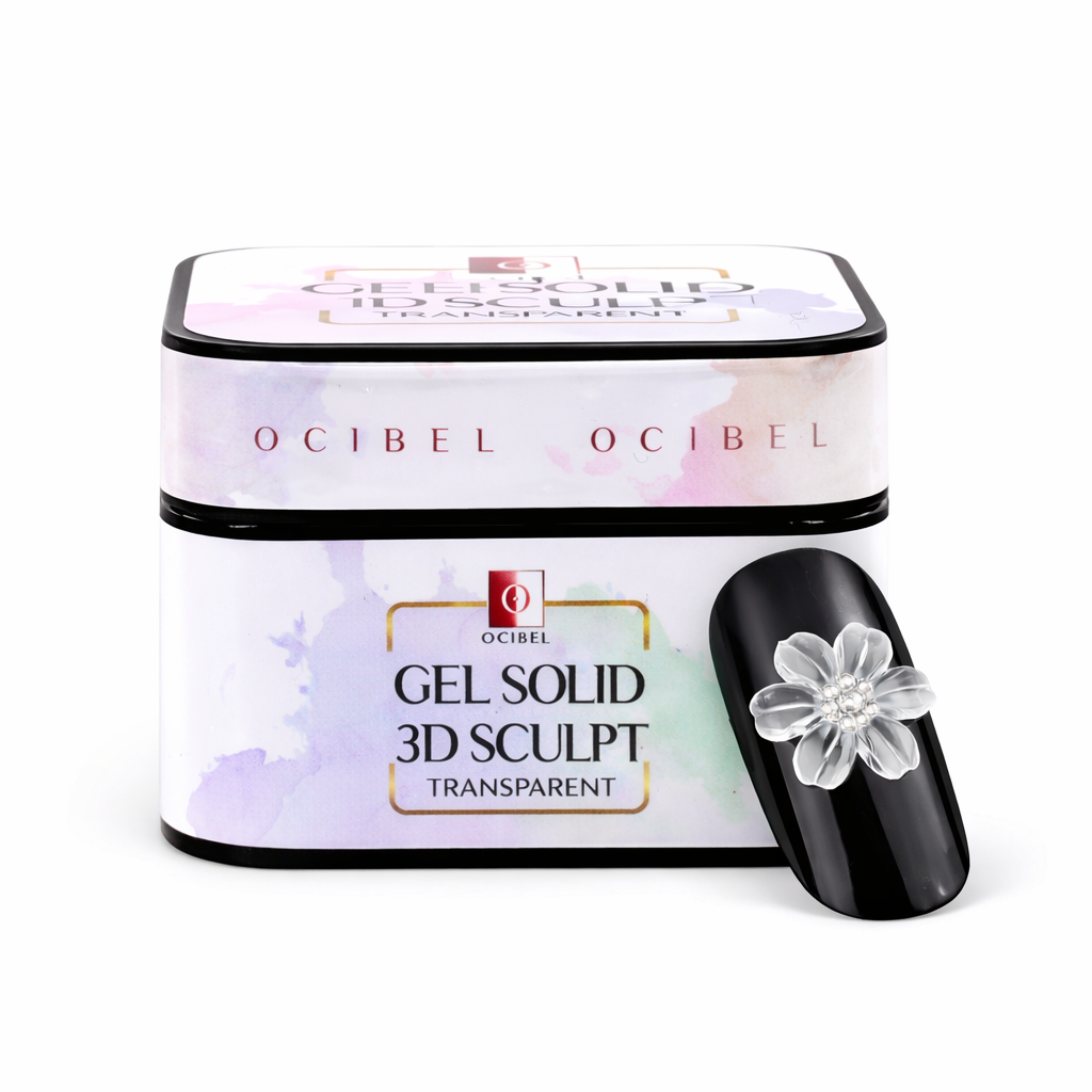 Gel Solid 3D Sculpt Transparent – Modelage Facile Sans Résidu 50 g OCIBEL