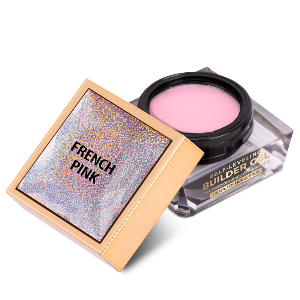 Gel Monophase 3-en-1 Auto-Égalisant French Pink HEMA & Di-HEMA Free – Molly Nails 50 g