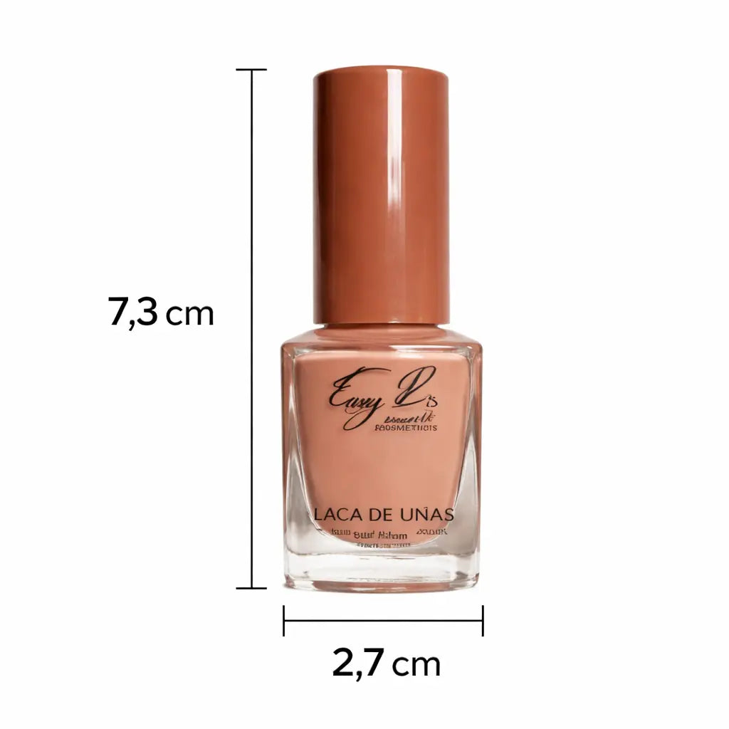 Lot de 6 Vernis à Ongles Nude – Couleurs Naturelles Tendance, Effet Brillant, Séchage à l’Air, Tenue jusqu’à 9 Jours, 13ml