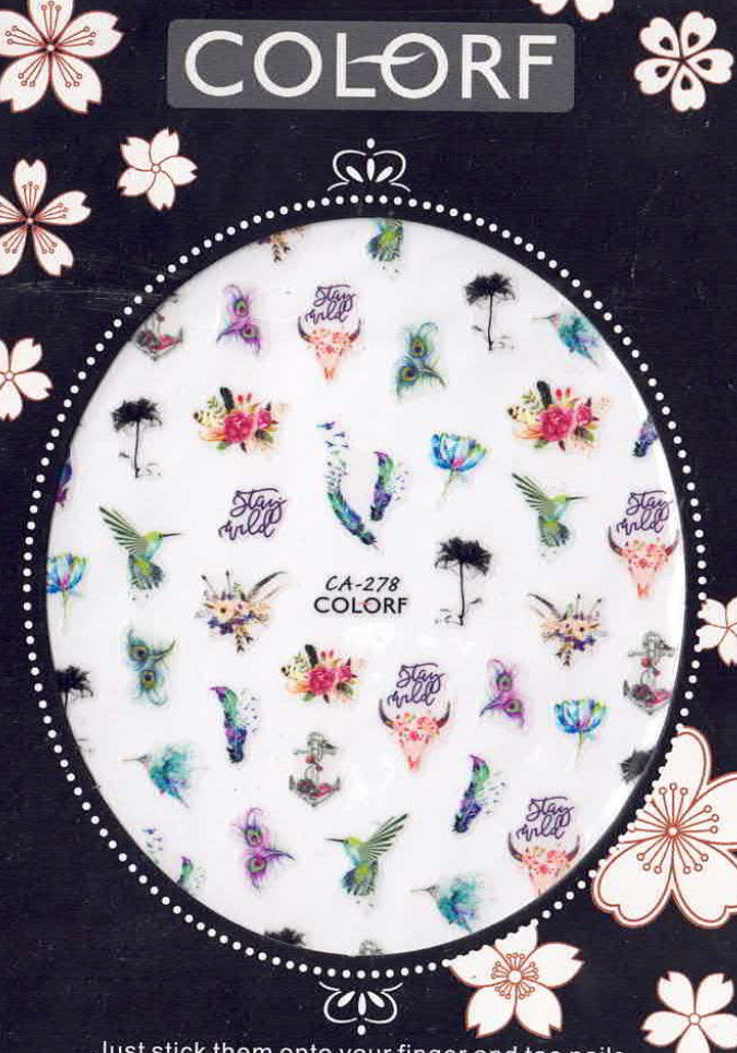 Planche Stickers Autocollant Animaux OCIBEL